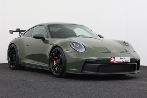 PORSCHE 911 GT3  PDK | PTS Nato Olive | Ceramic Brakes | Lift | Carbon Roof | Black Extended Leather | PPF | Rear Camera